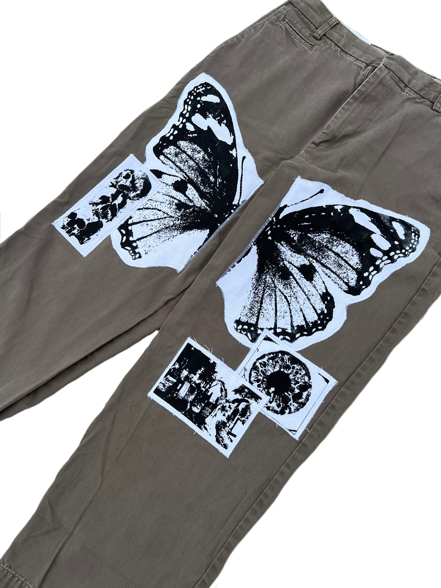 Split Leg Wings Patchwork 10