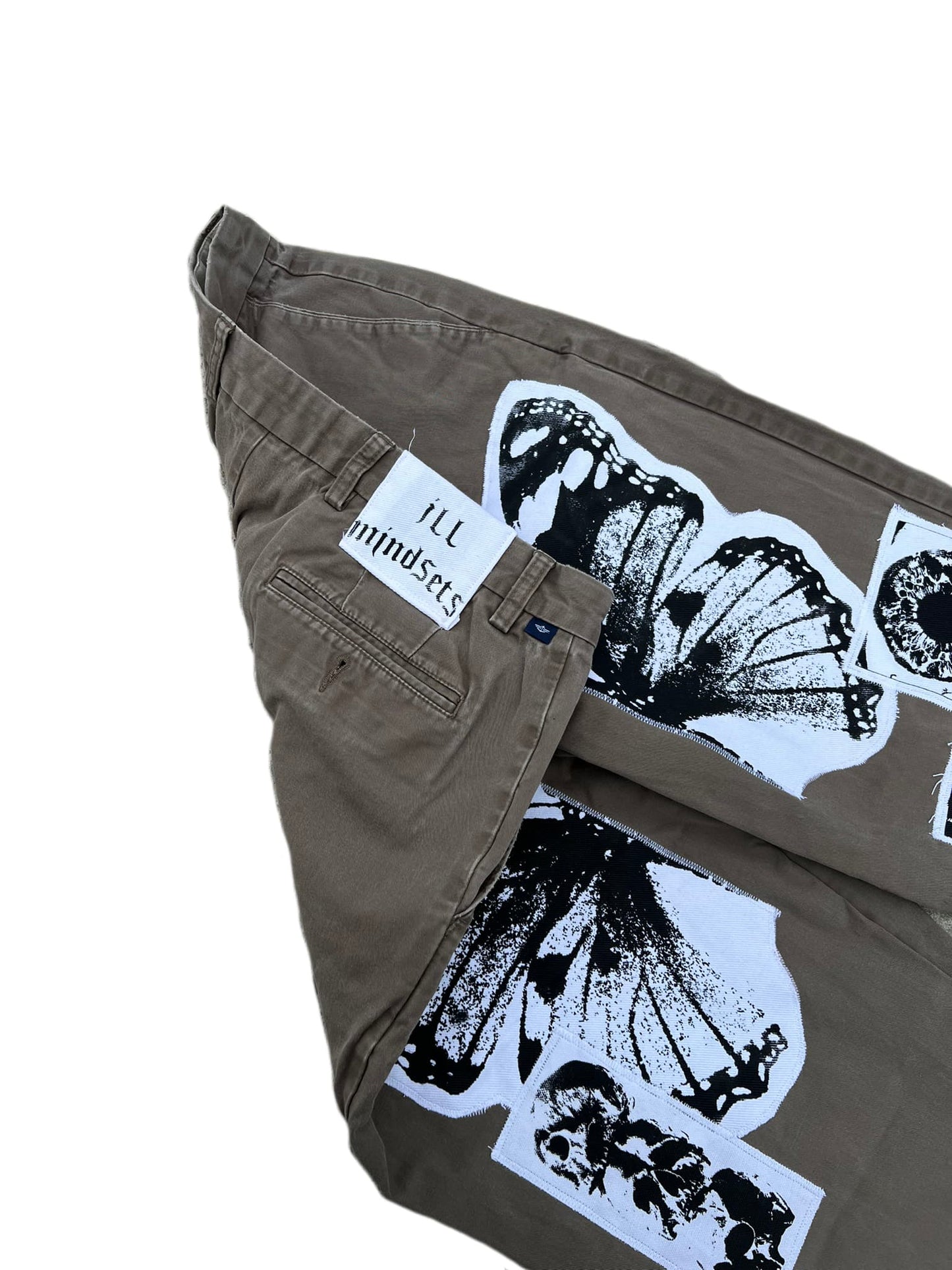 Split Leg Wings Patchwork 10