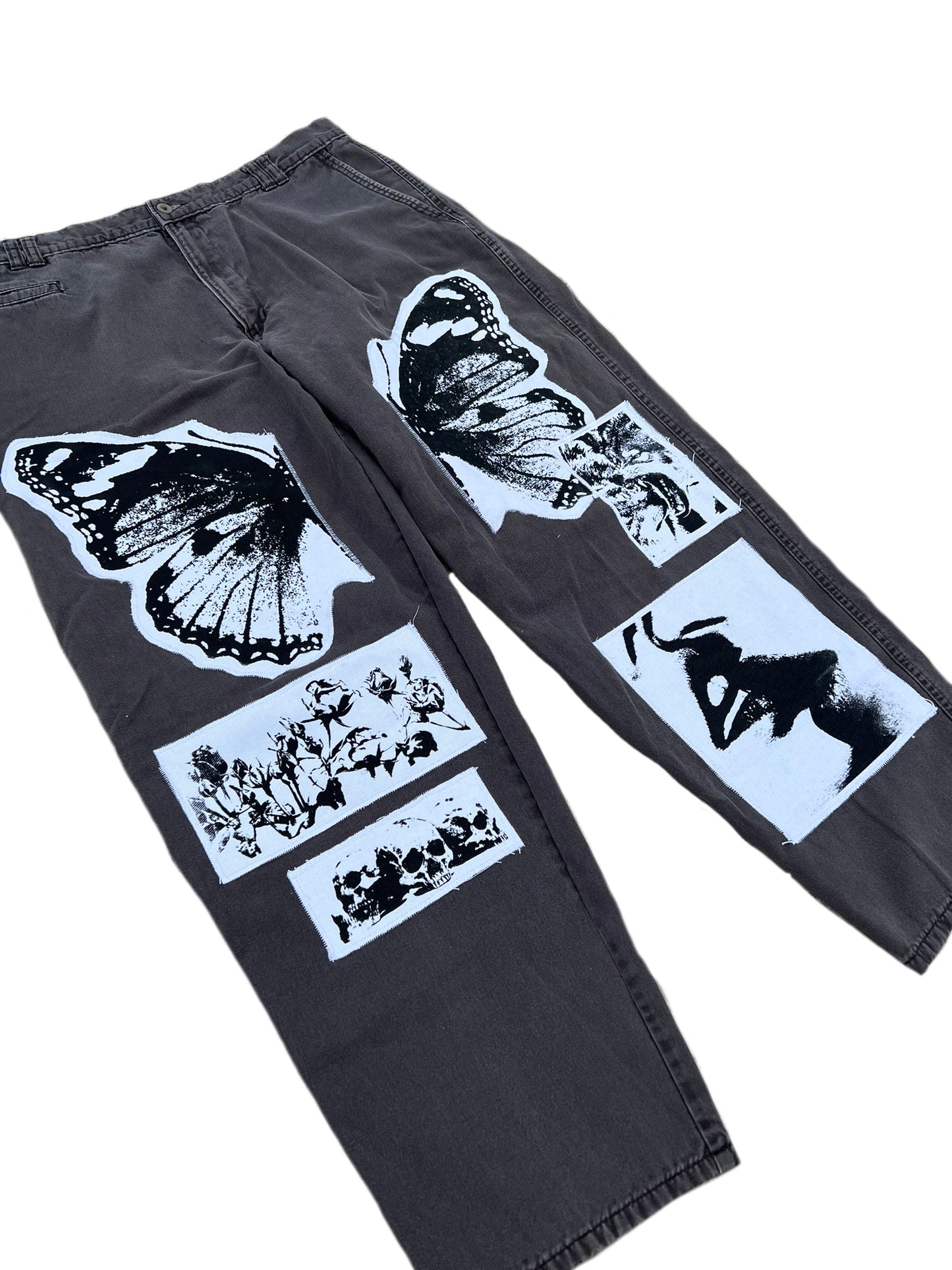 Split Leg Wings Patchwork 14