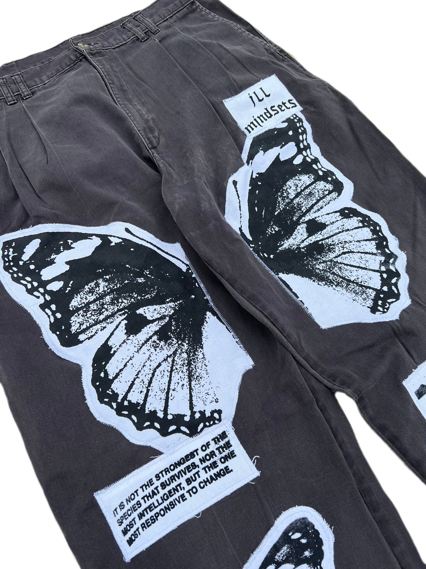 Split Leg Wings Patchwork 16
