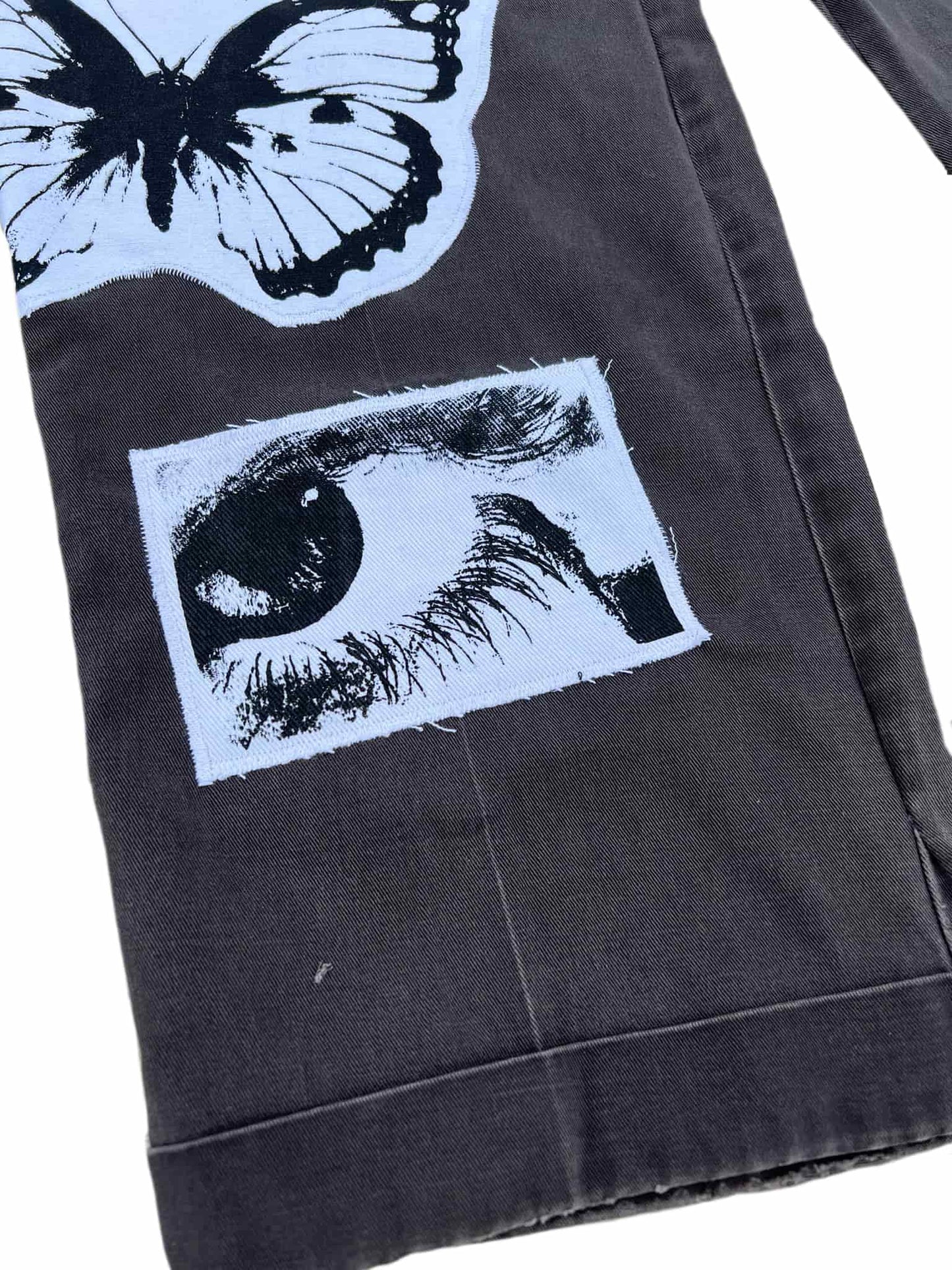 Split Leg Wings Patchwork 16