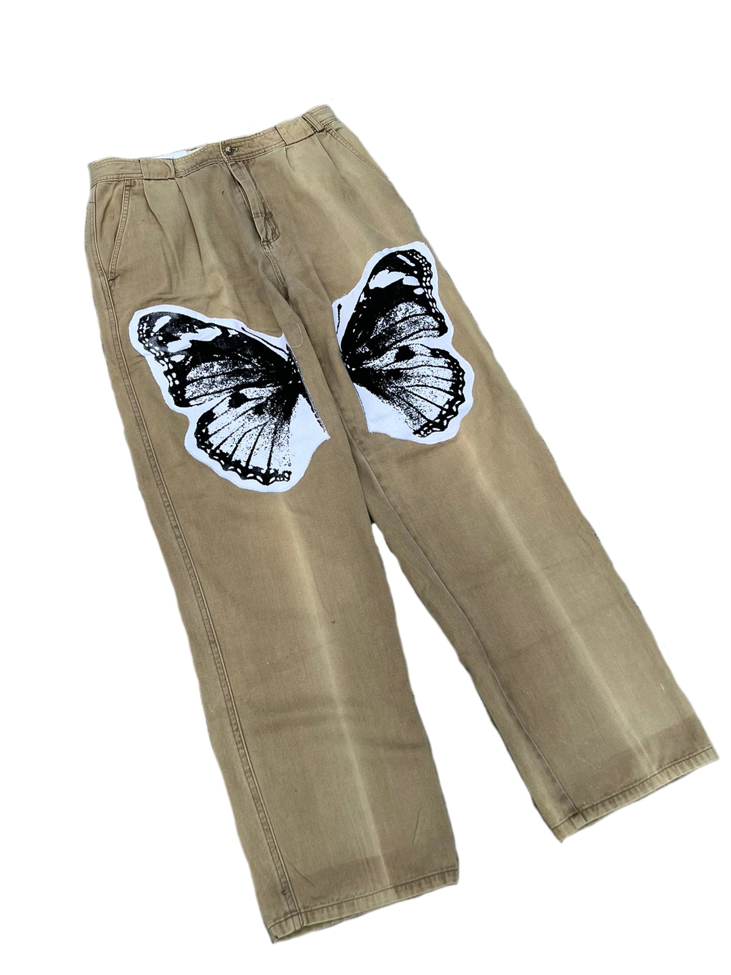 Split Leg Wings Patchwork 3
