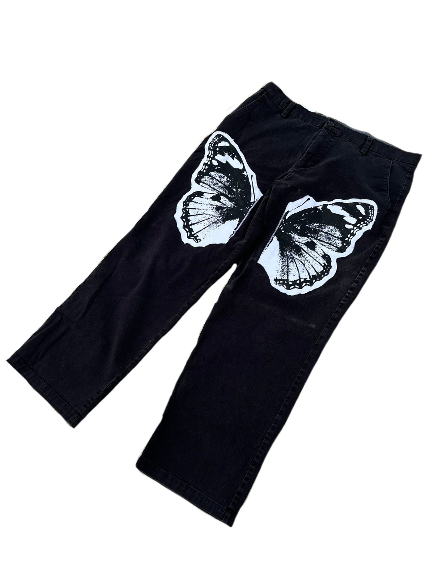 Split Leg Wings Patchwork 4