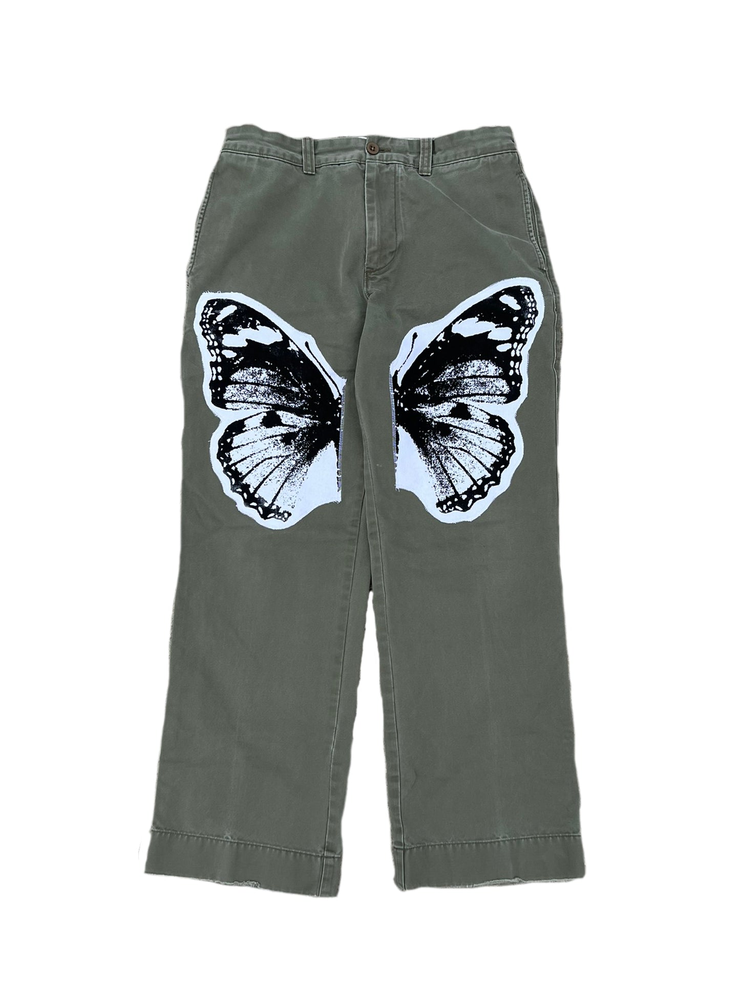Split Leg Wings Patchwork 5