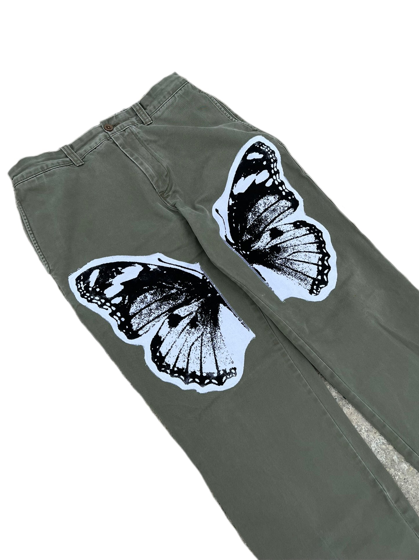 Split Leg Wings Patchwork 5