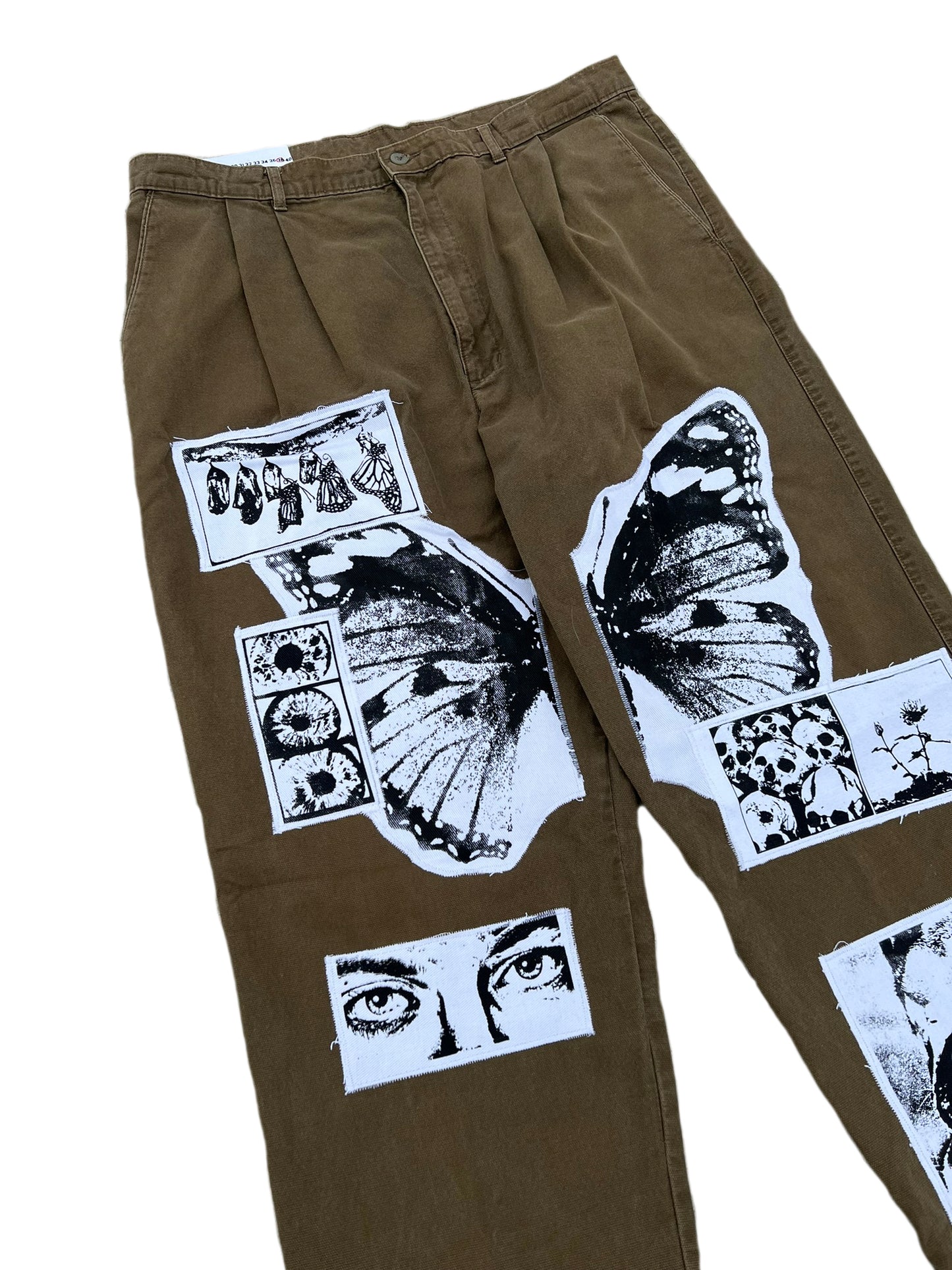 Split Leg Wings Patchwork 7