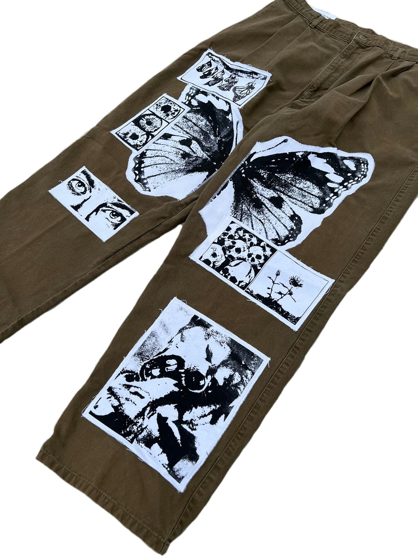 Split Leg Wings Patchwork 7