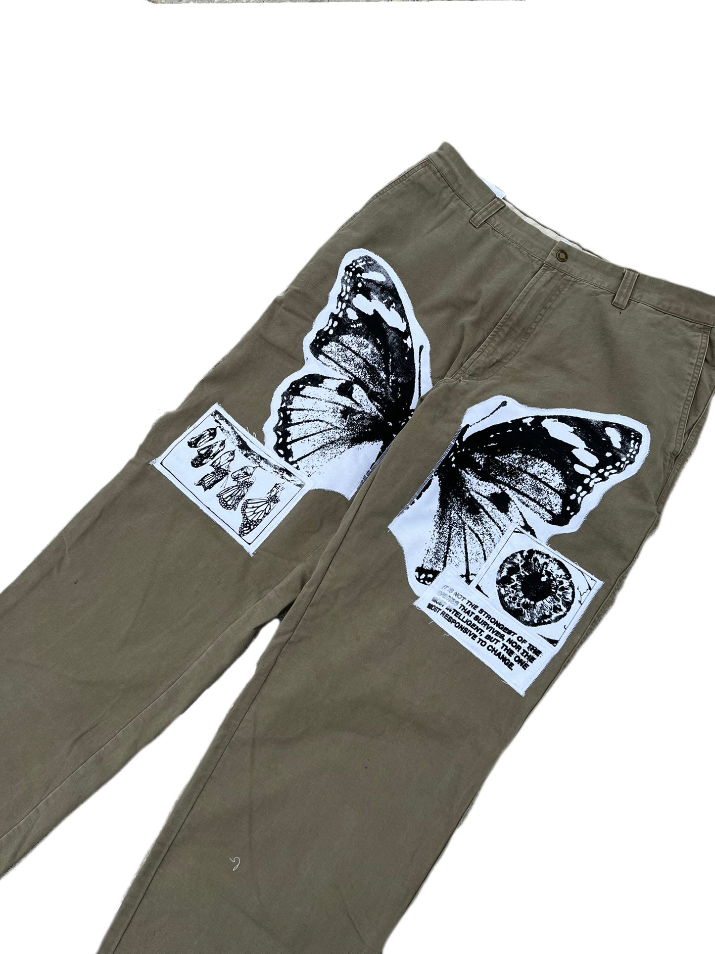 Split Leg Wings Patchwork 9