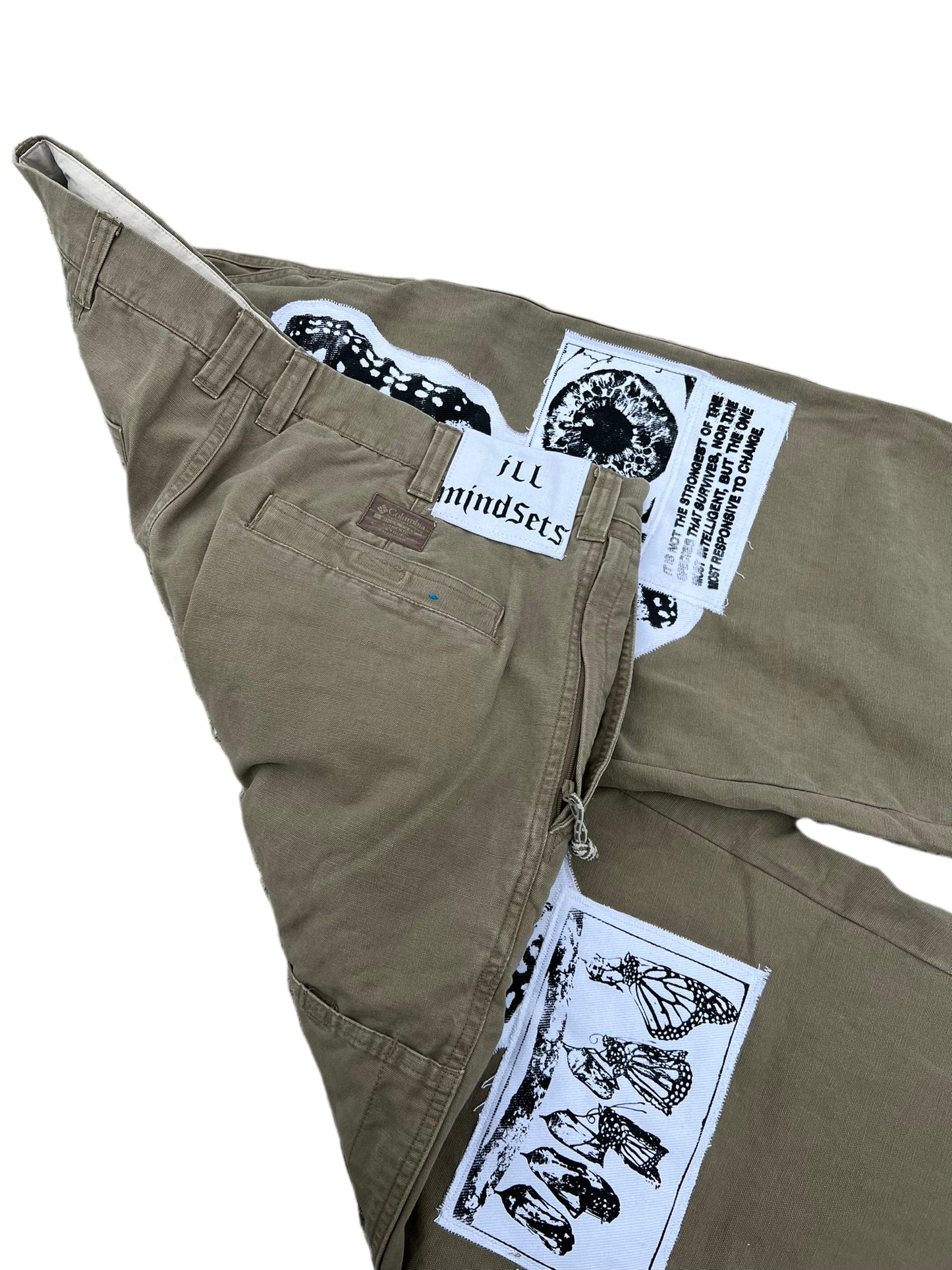 Split Leg Wings Patchwork 9
