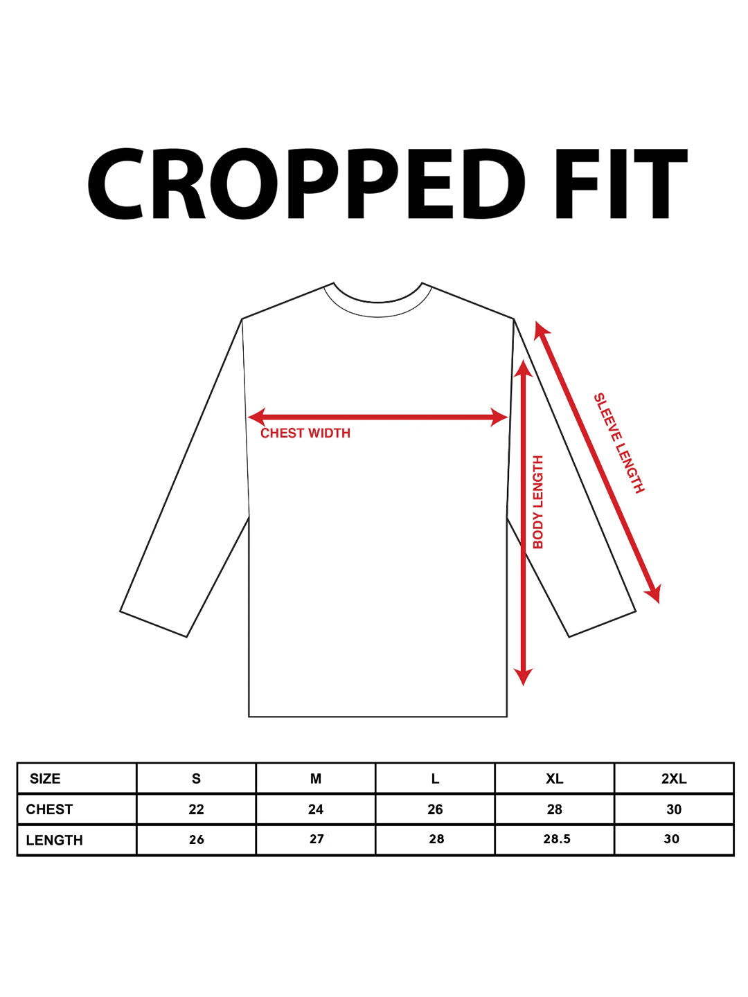 “Remanence” Cropped Oversized Long Sleeve