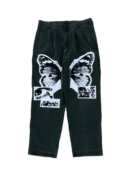 Split Leg Wings Patchwork 12