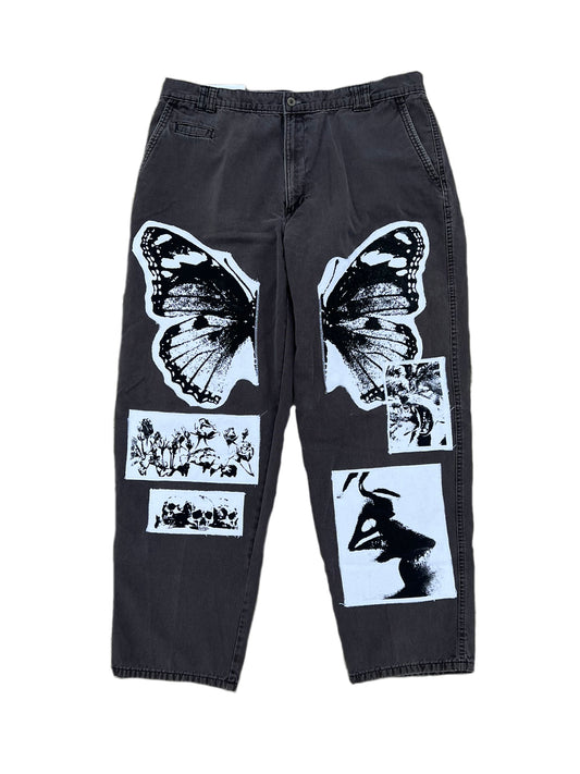 Split Leg Wings Patchwork 14