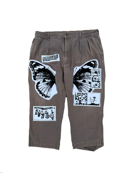 Split Leg Wings Patchwork 15