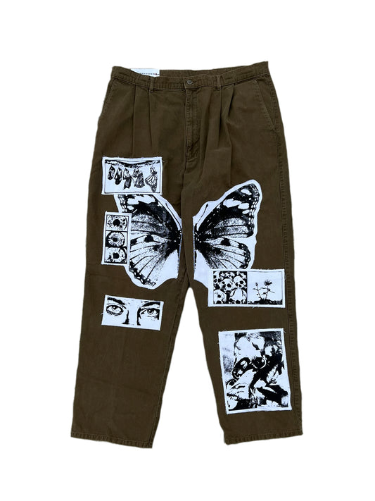 Split Leg Wings Patchwork 7
