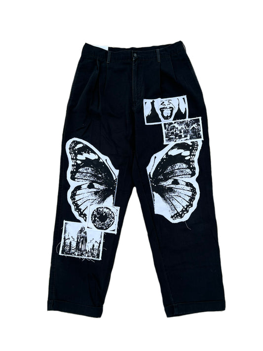 Split Leg Wings Patchwork 8