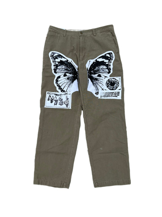 Split Leg Wings Patchwork 9