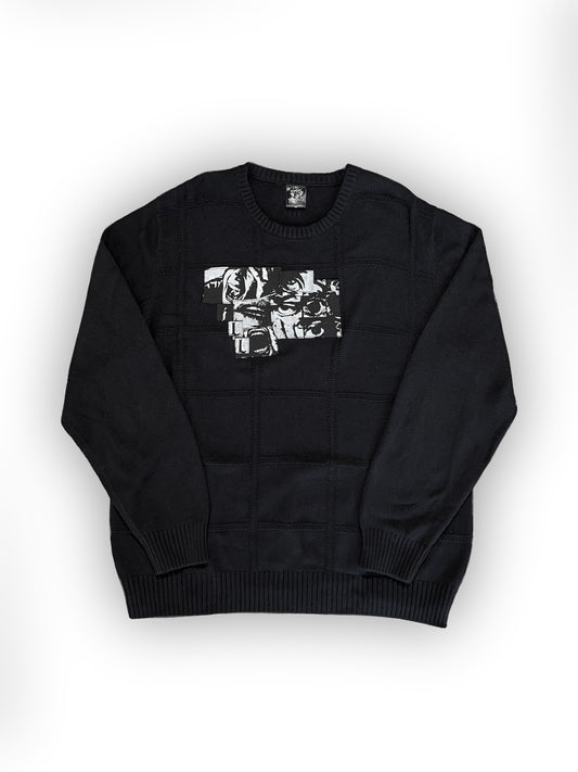 “Agony” Black Sweater