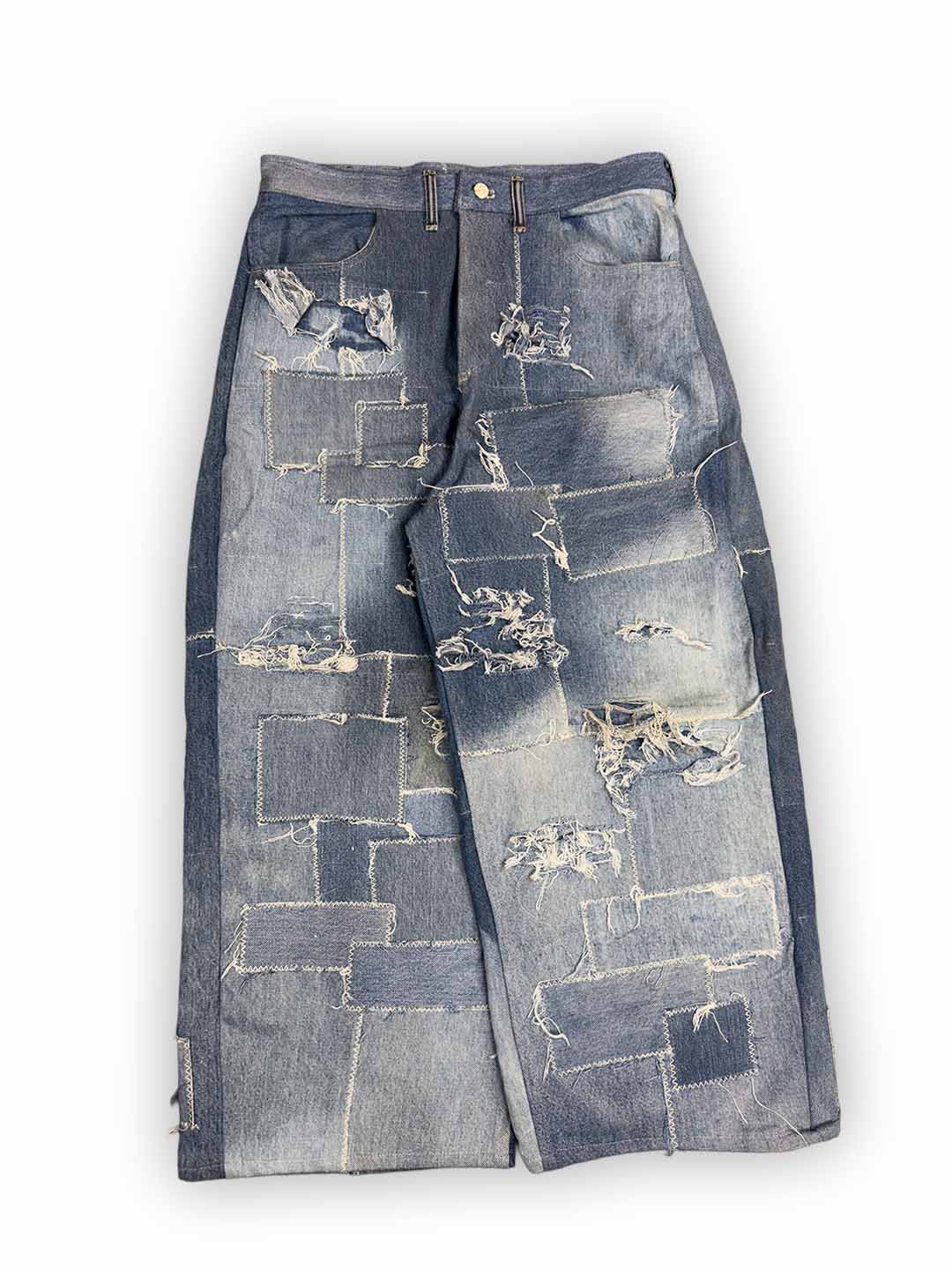 Faded Patchwork Denim (1 of 1)