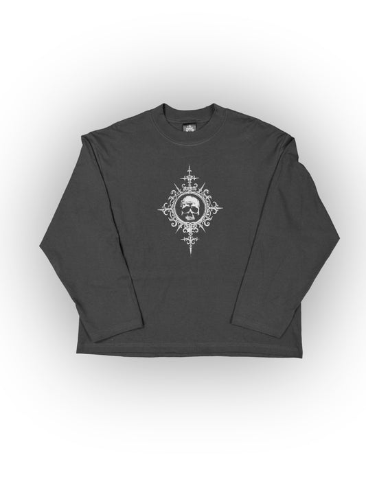 “Remanence” Cropped Oversized Long Sleeve